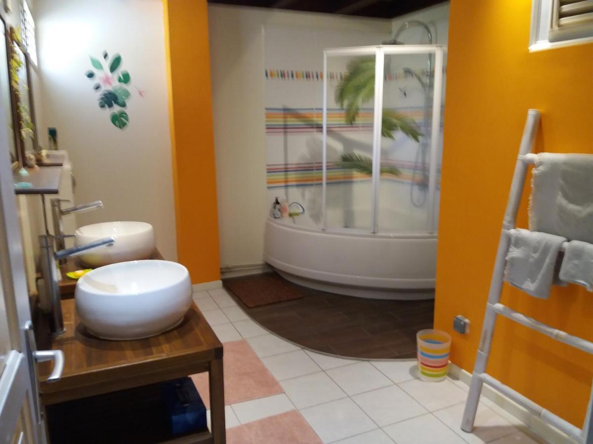 Chambre D'Hote Et Loft Dans Maison De Charme Piscine A Debordement La Villa Gialla Schoelcher Eksteriør bilde